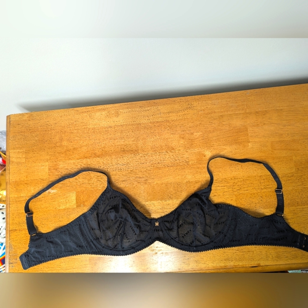Savage X Fenty: Fenty Script Mesh Unlined Bra